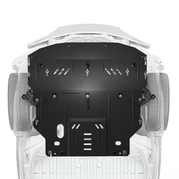 [GMS 30.144W] Série GMS | Protection acier sous moteur et de la boîte à vitesses VW Caddy compatible 4MOTION - avec Webasto (2011 - 2020)