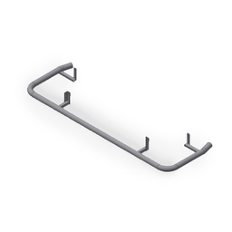 [DAK020] Série DAKOTA - Barre de protection arrière acier inox avec angles - Ducato | Jumper | Boxer L1/L2/L3