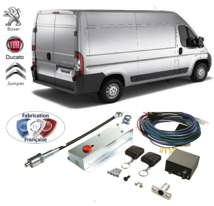 Série ELEC - Verrou antivol électrique avec télécommande globale - Boxer | Ducato | Jumper