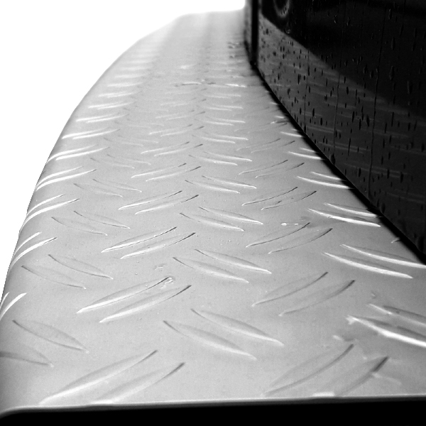 Série NEVADA | Protection de seuil arrière pour Caddy V et Connect III (Aluminium)