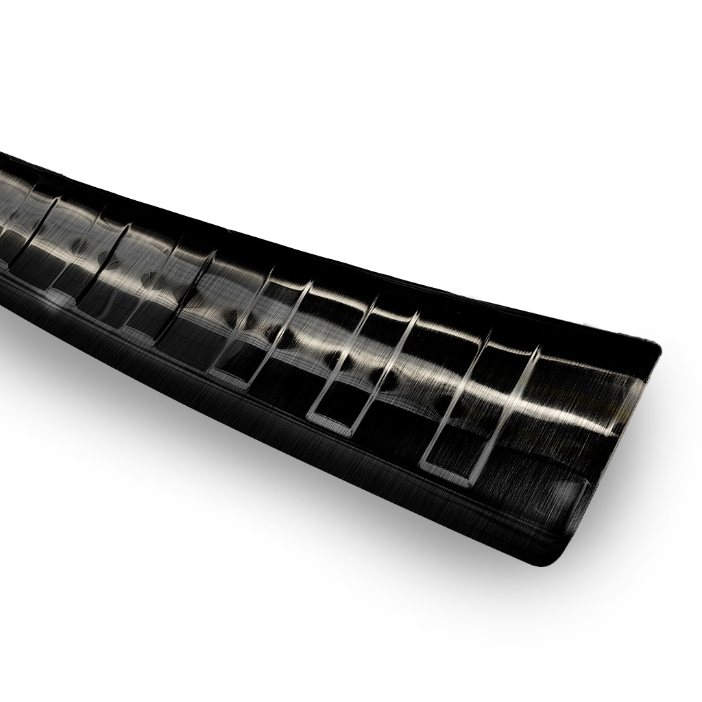 Série NEVADA | Protection de seuil arrière inox lisse noir pour Duster II