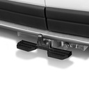 Série AKF | Marchepied arrière en acier inoxydable NOIR pour attelage