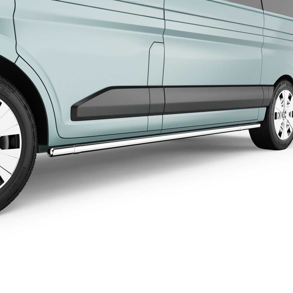 Série PROTEC | Tubes de protection latérale acier inox mat pour Master IV et Interstar III - L2