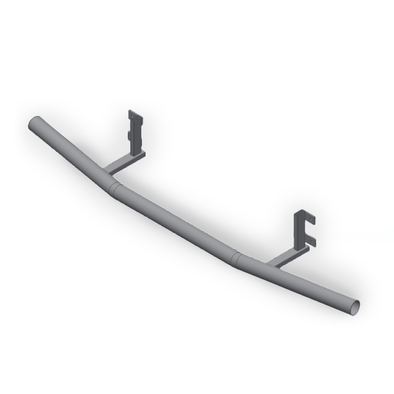 Série DAKOTA | Barre de protection arrière acier inox brossé mat pour Master IV Traction, L1, L2 et L3