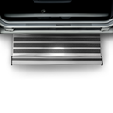 Série eMX | Marchepied latéral platelage inox avec marquage TPMR - 500 mm