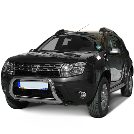 [840762] Série EUROBAR | Barre de protection avant acier inox - Duster I (2010 - 2017)