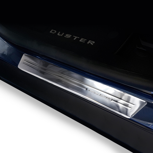 [840902] Série NEVADA | Protection de seuil de portières inox lisse pour Duster II