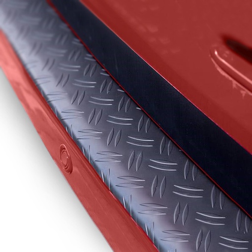 [840581ALB] Série NEVADA | Protection de seuil arrière pour VW ID Buzz (2022 - ) (Aluminium noir)