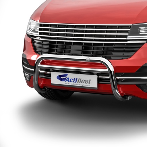 [EU 02A224] Série EUROBAR | Barre de protection avant acier inox noir pour Jumpy III, Expert III, Vivaro III et Proace II