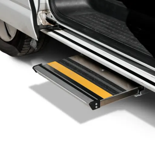 [EMX 05050] Série eMX | Marchepied latéral à cassette électrique platelage inox