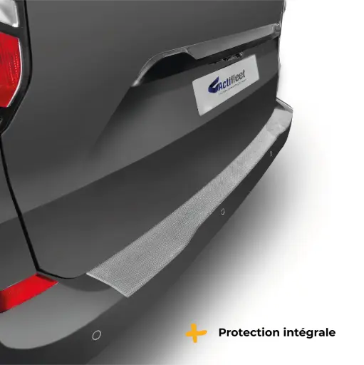[NV 05A53] Série Nevada | Protection intégrale de seuil arrière pour Custom II et T7 (Inox grain de riz)
